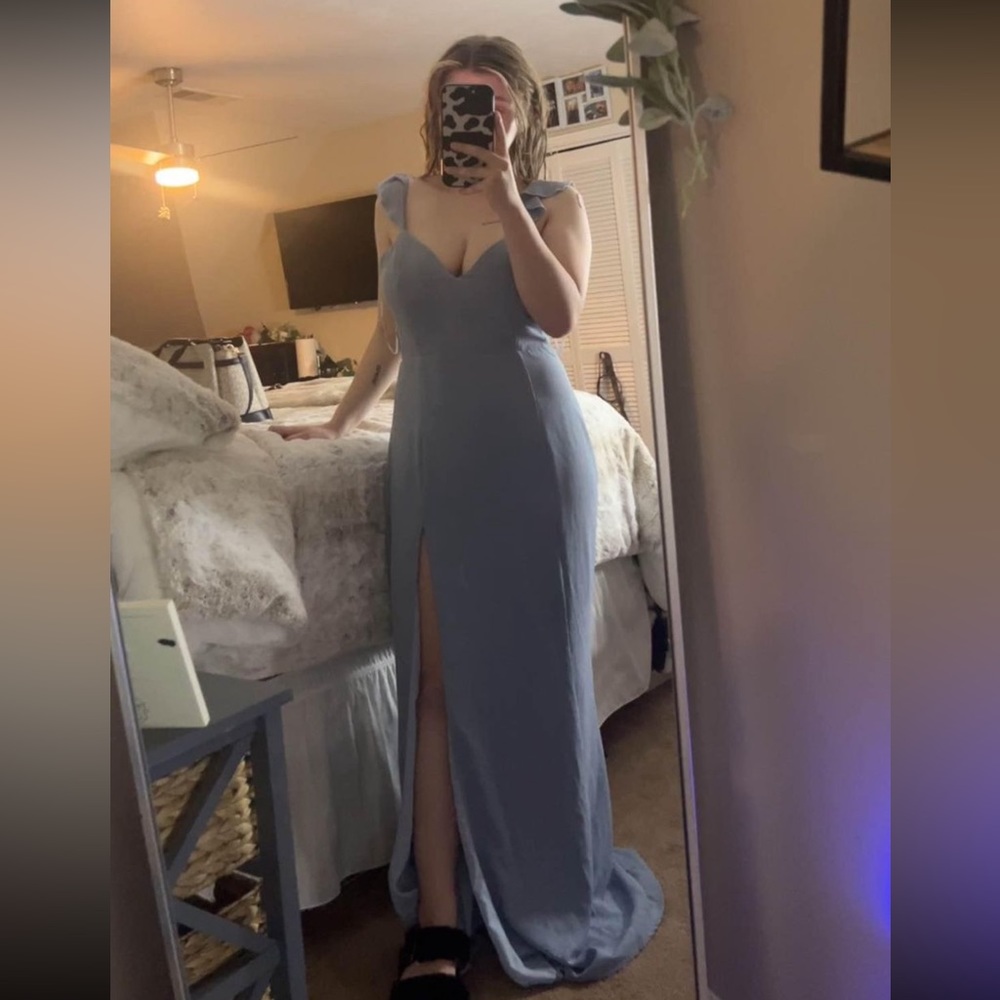 Dusty blue bridesmaid dress - no longer need